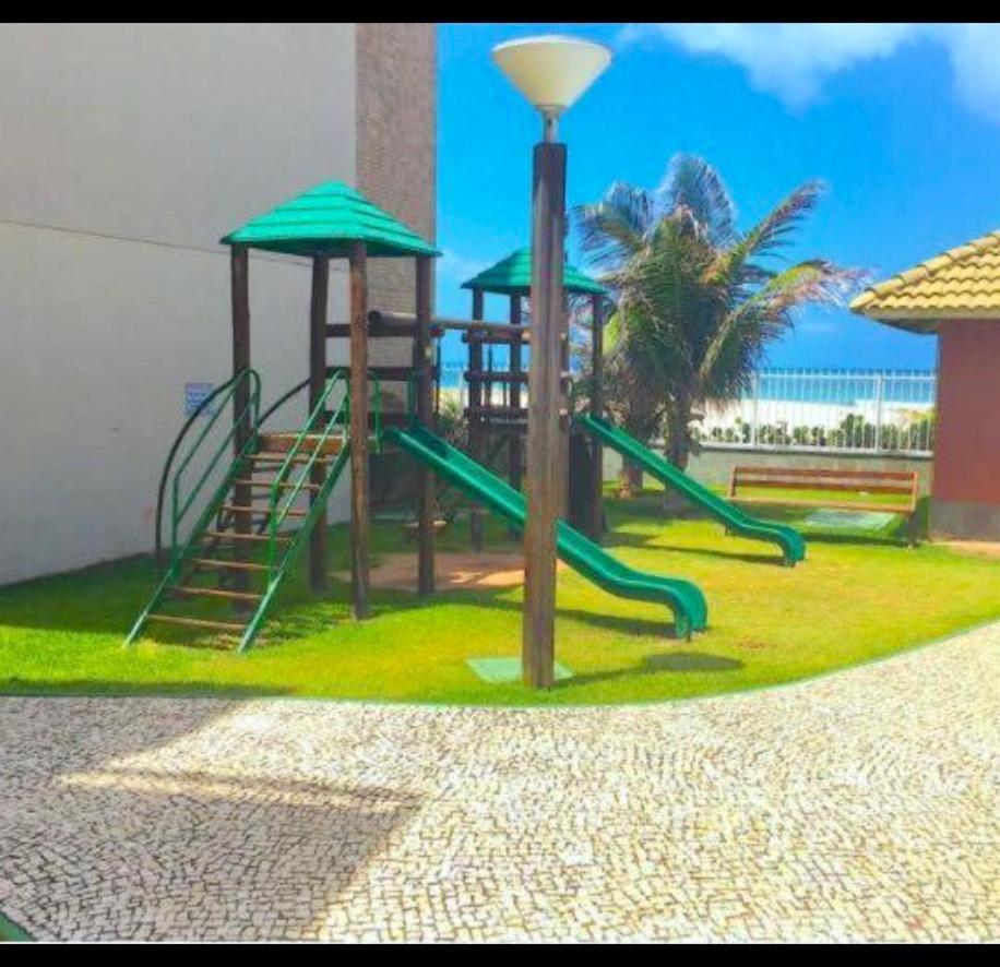 Apartamento Vista Total Do Mar Uma Cobertura A 400M Do Beach Park No Porto Das Dunas Aquiraz Condominio Terramaris Piscina Ampla Parque Infantil Sauna Estacionamento Privado Exterior photo